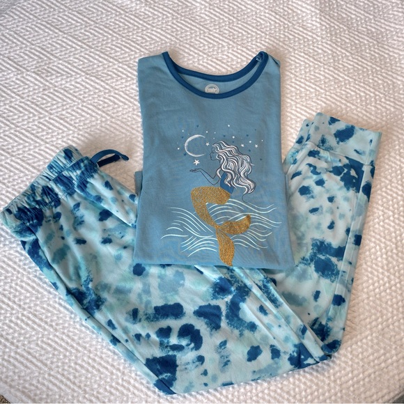 NWT Wonder Nation Girls Pajama Set L10/12 - Picture 1 of 3